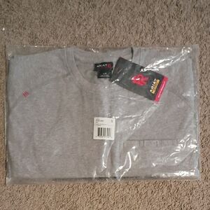 Ariat Heather Gray Pocket Tee